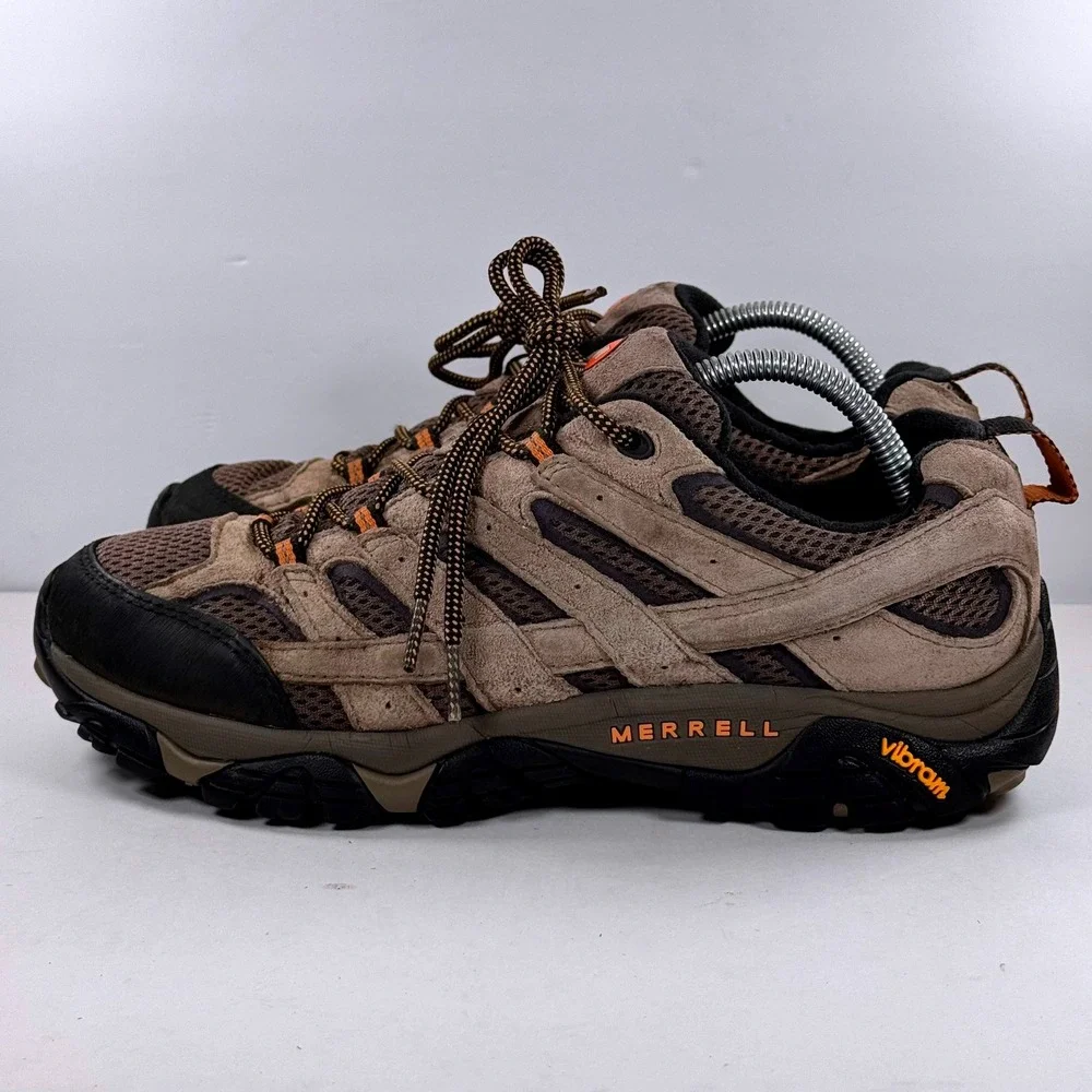 Merrell Moab 2 Vent Mens 9 Hiking Shoes Earth Brown Black J06011 Vibram